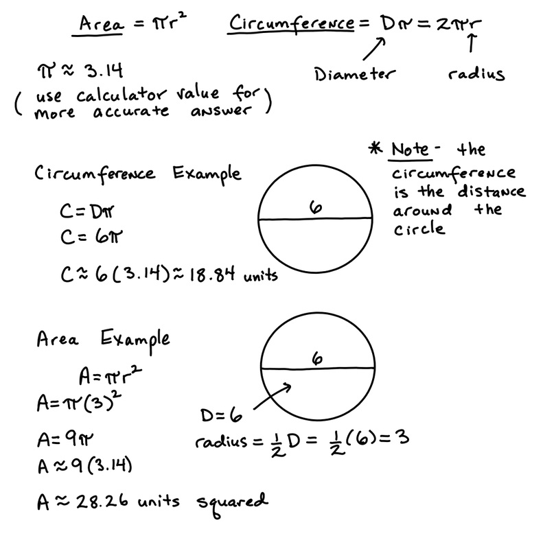 Circles Math Worksheets
